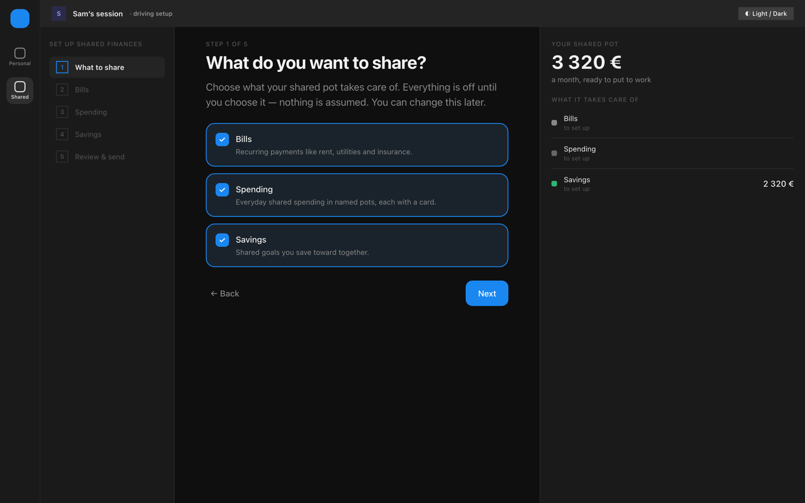 Prototype — what to share screen